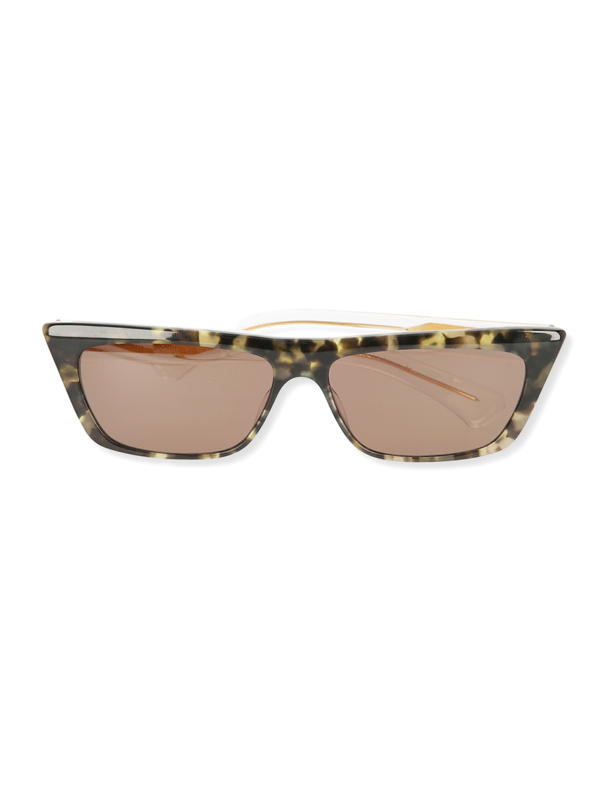 Brown/Tortoiseshell Trapeze Sunglasses