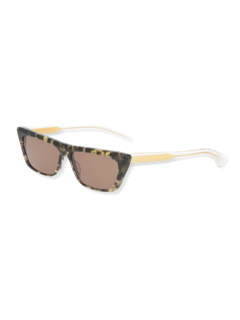 Brown/Tortoiseshell Trapeze Sunglasses