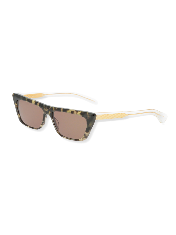 Brown/Tortoiseshell Trapeze Sunglasses