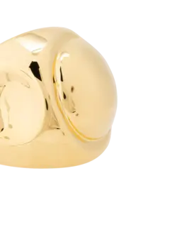Cubagua Single Handcuff | 24kt Gold Plated Brass