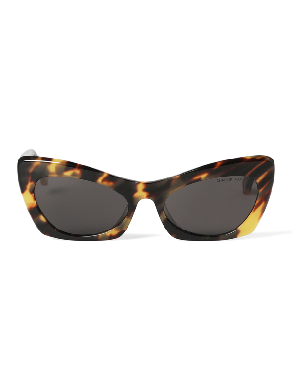 Printed Brown Oversized Sunglasses