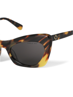 Printed Brown Oversized Sunglasses