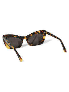 Printed Brown Oversized Sunglasses