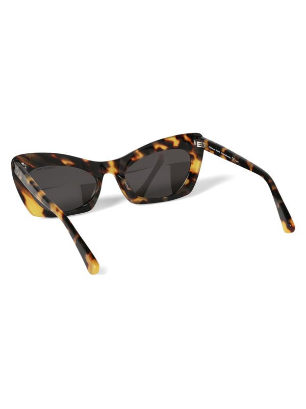 Printed Brown Oversized Sunglasses