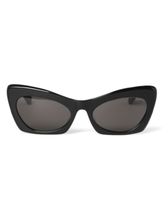 Solid Black Oversized Sunglasses