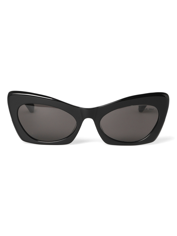 Solid Black Oversized Sunglasses