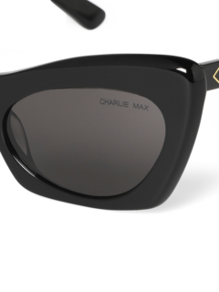 Solid Black Oversized Sunglasses