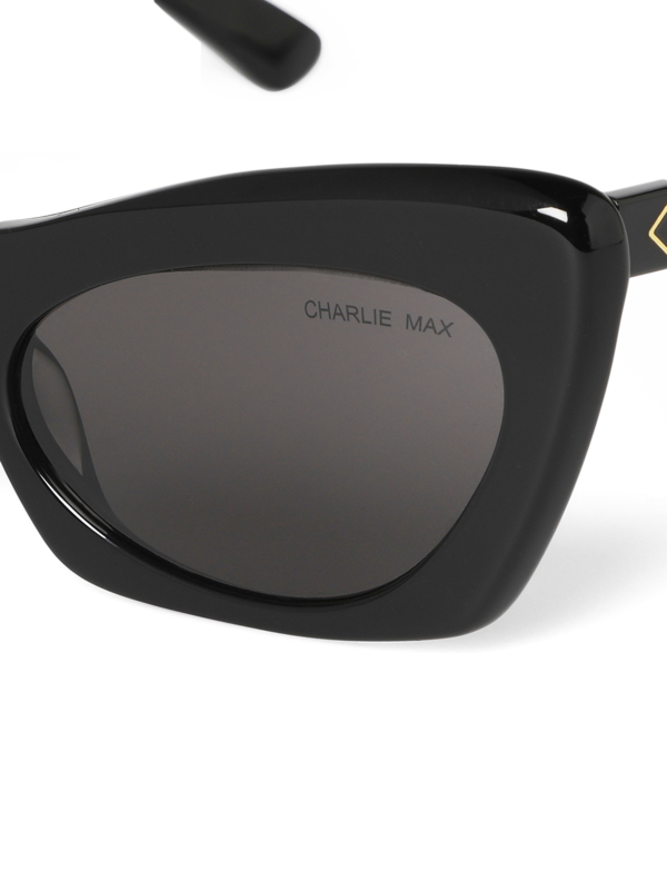 Solid Black Oversized Sunglasses