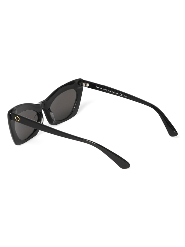 Solid Black Oversized Sunglasses