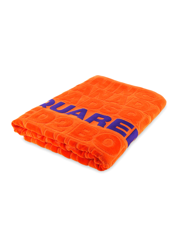Orange and Purple Towel