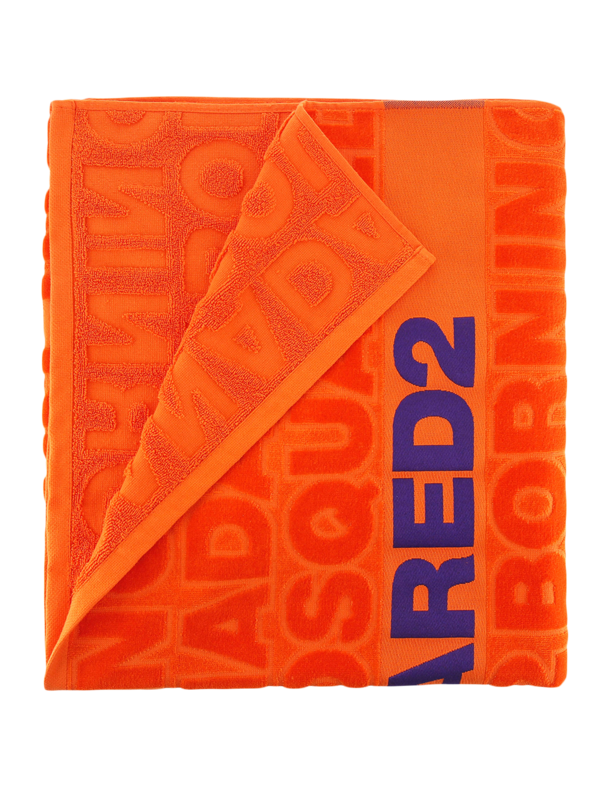 Orange and Purple Towel