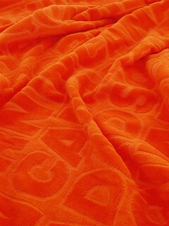 Orange and Purple Towel