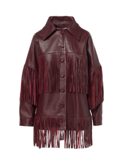 LORETTA FRINGE LEATHER JACKET
