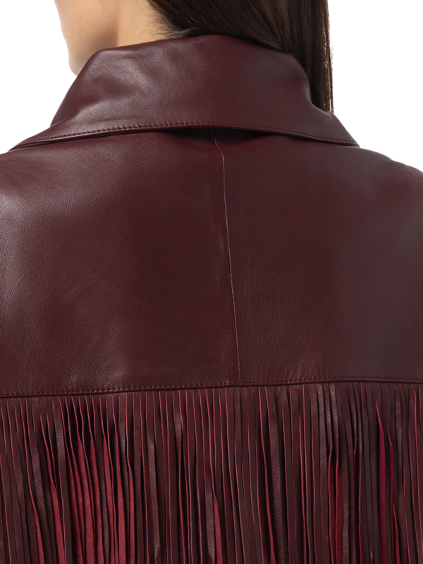 LORETTA FRINGE LEATHER JACKET