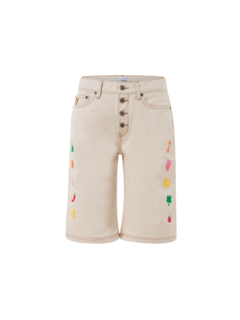 LUCKY CHARM EMBROIDERED SHORT