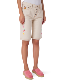 LUCKY CHARM EMBROIDERED SHORT