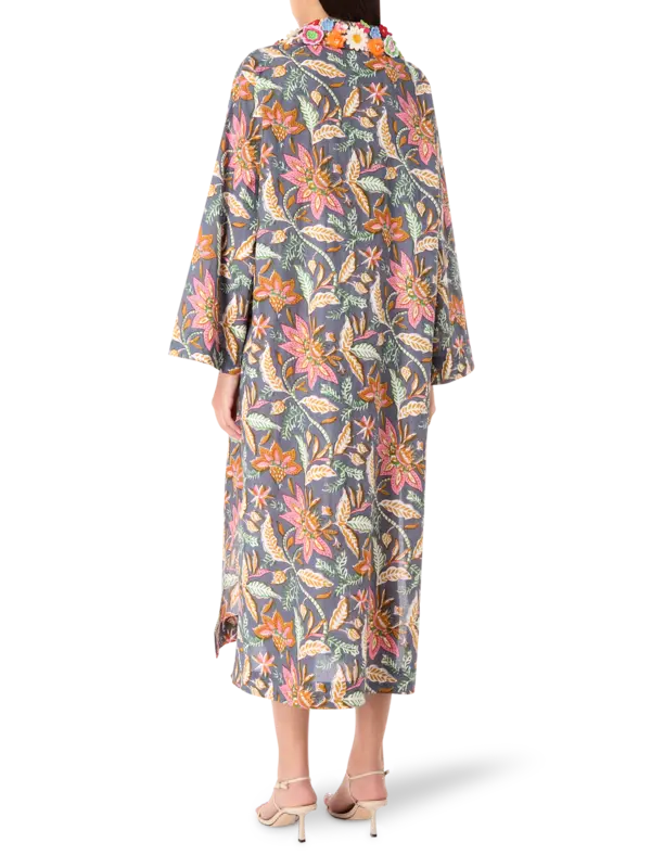 فستان ديا قفطان بطبعة زهور