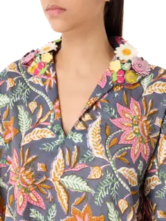 فستان ديا قفطان بطبعة زهور