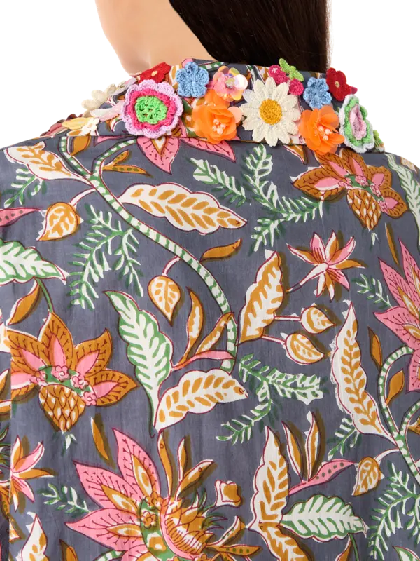 فستان ديا قفطان بطبعة زهور