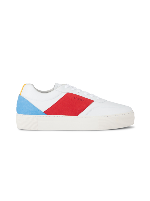 NOW VEGAN V4 RED AND BRIGHT BLUE