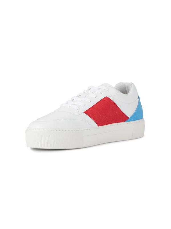 NOW VEGAN V4 RED AND BRIGHT BLUE