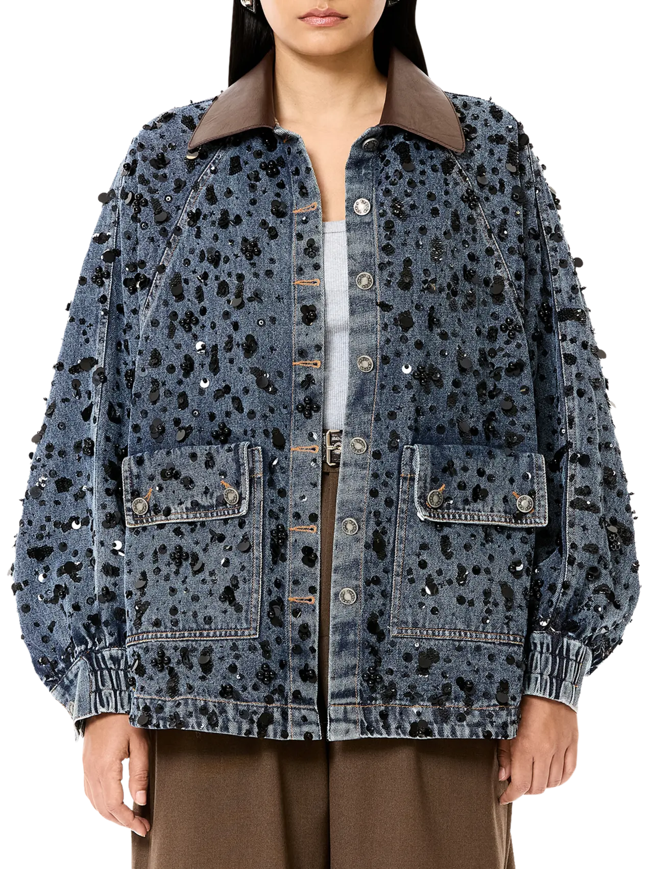 Handcrafted Embroidered Denim Jacket