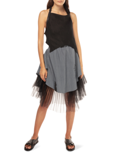 Aysmmetrical Backless Sleeveless Top