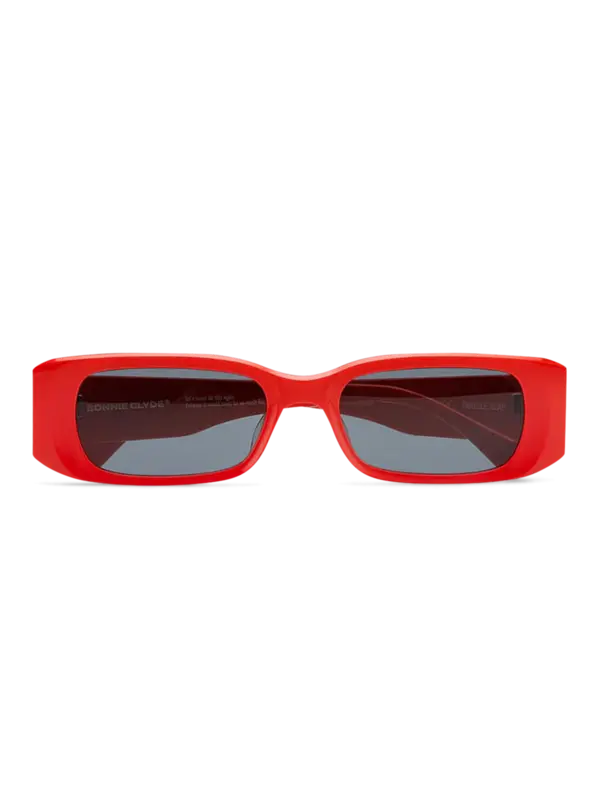 نظارة طبية بإطار مستطيل مستدير