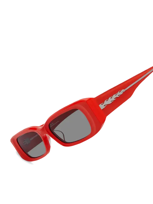 نظارة طبية بإطار مستطيل مستدير