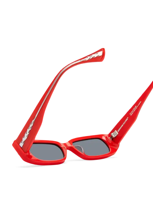 نظارة طبية بإطار مستطيل مستدير