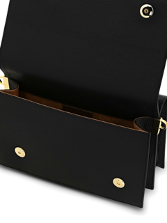Structured Mini Bag with Eagle Embellishment