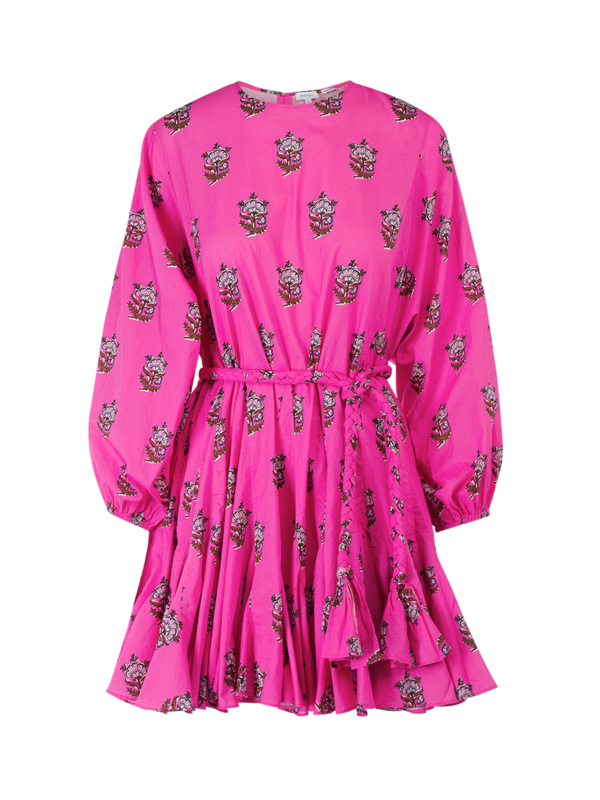 Rhode Ella Clover Block Print Mini Dress THAT