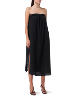 Khalo Cotton Strapless Midi Dress