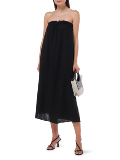 Khalo Cotton Strapless Midi Dress