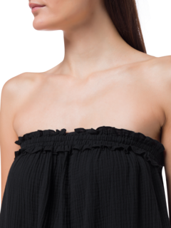 Khalo Cotton Strapless Midi Dress