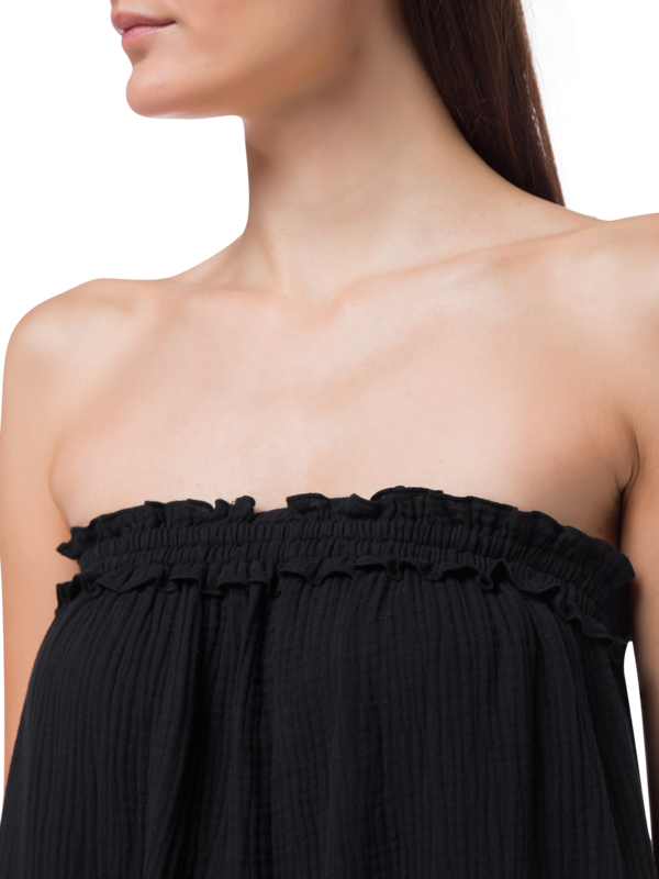 Khalo Cotton Strapless Midi Dress