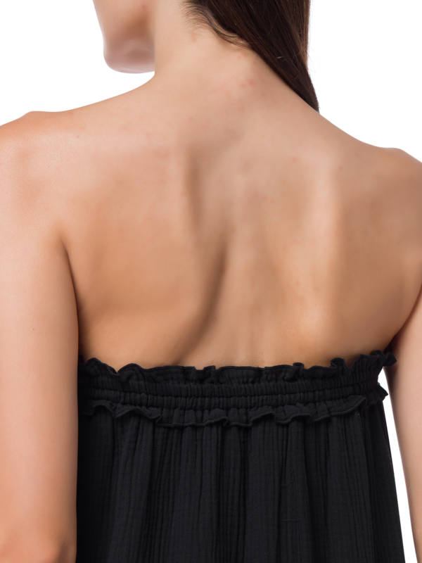 Khalo Cotton Strapless Midi Dress