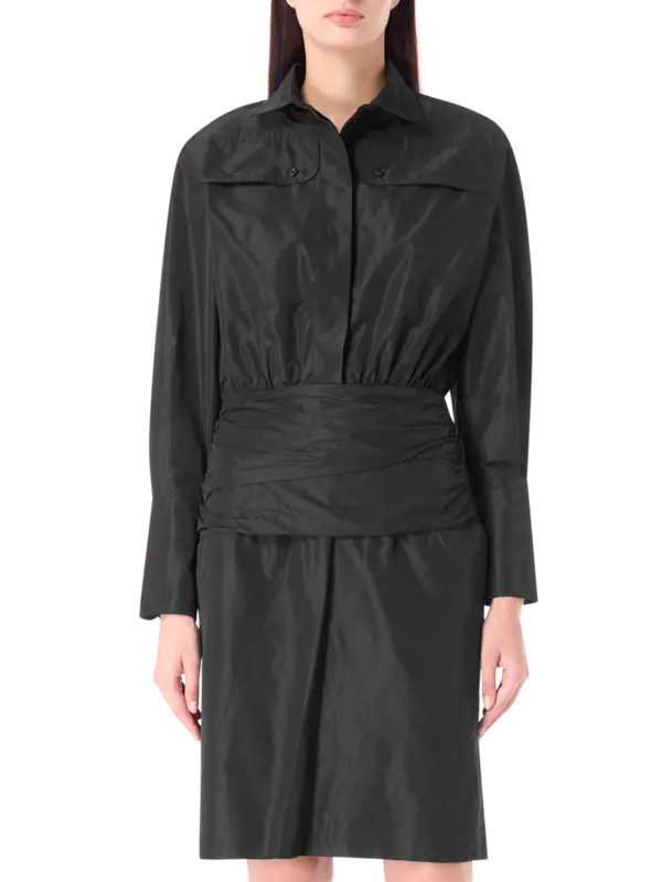 فستان سفاري تافيتا