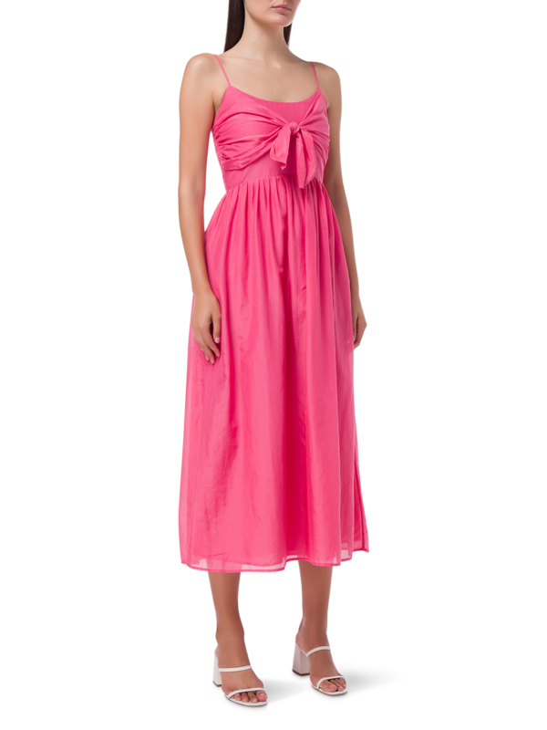 Bayou Silk Cotton Sleeveless Midi Dress
