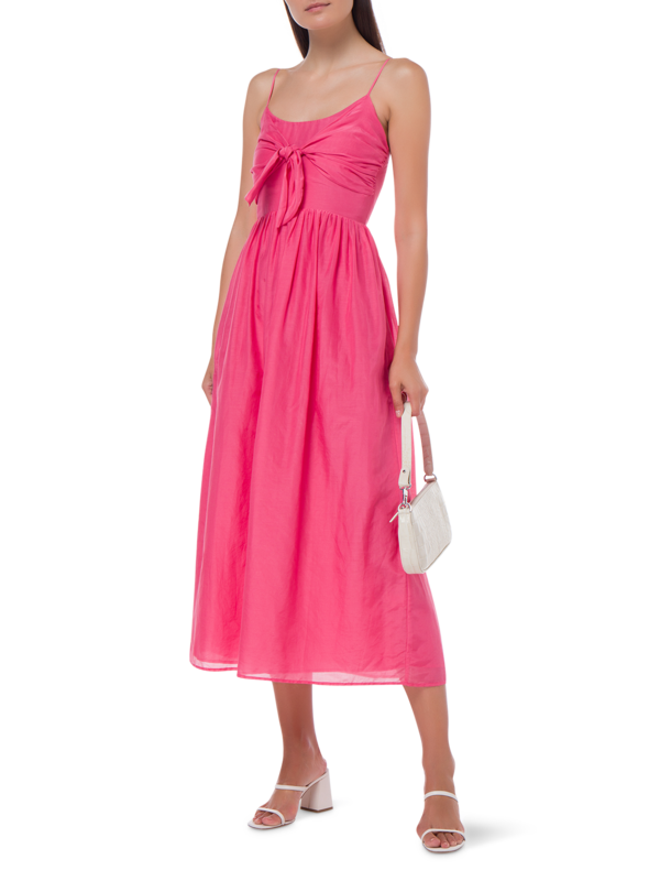 Bayou Silk Cotton Sleeveless Midi Dress