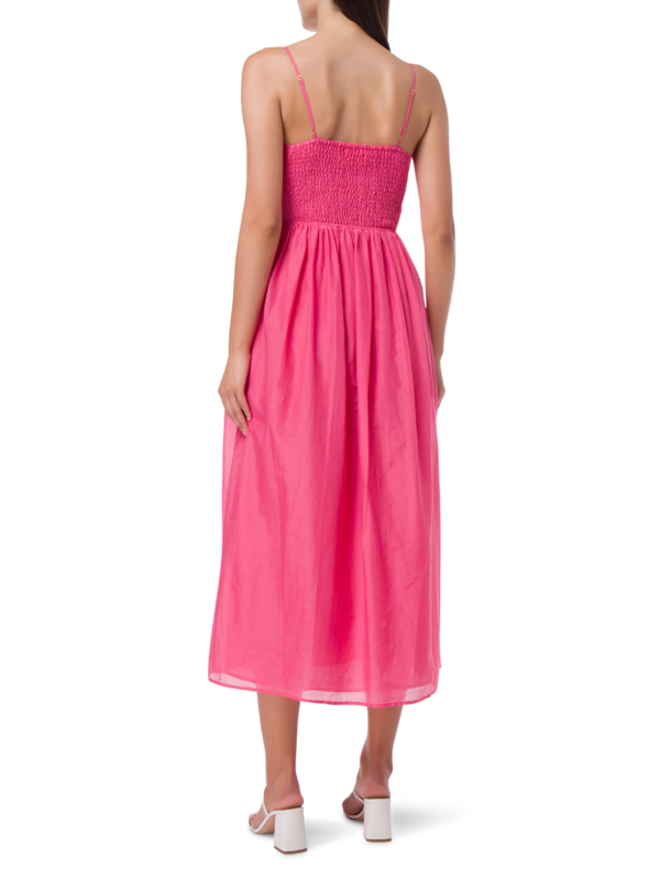 Bayou Silk Cotton Sleeveless Midi Dress