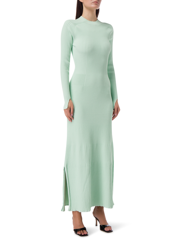LARA RIBBED KNIT MAXI DRESS
