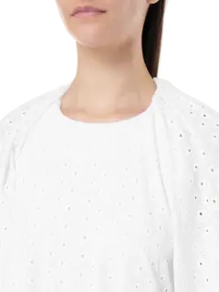 فستان طويل فران بتطريز إنجليزي