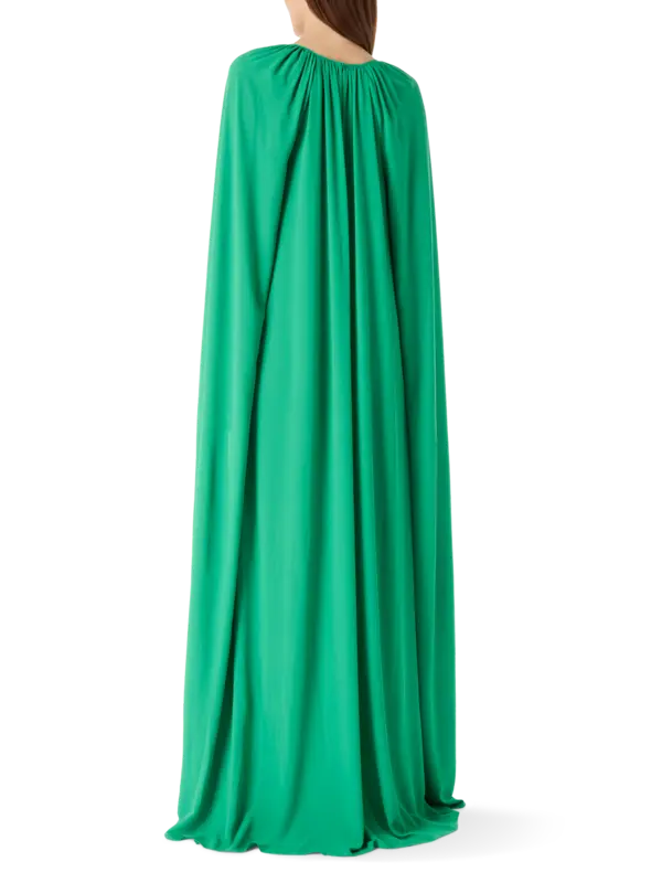 فستان ميني طويل بأكمام كاب