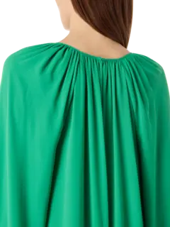 فستان ميني طويل بأكمام كاب