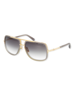 Grey/Gold Squared Sunglasses