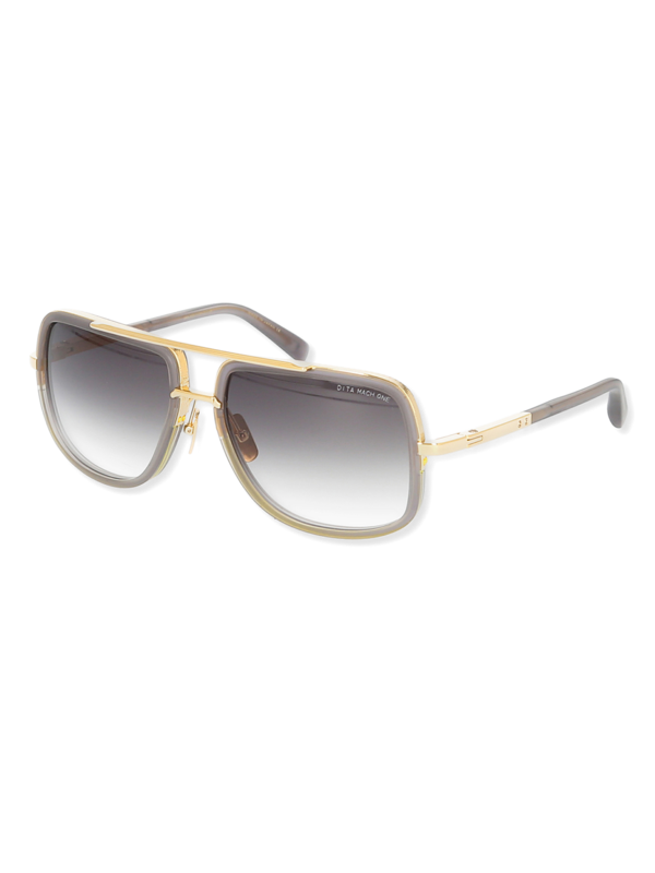 Grey/Gold Squared Sunglasses