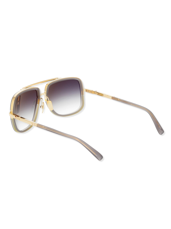 Grey/Gold Squared Sunglasses