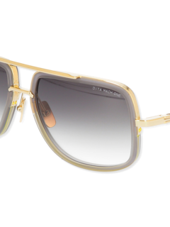 Grey/Gold Squared Sunglasses