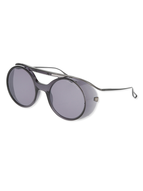 Black/Iron Grey Retro Sunglasses
